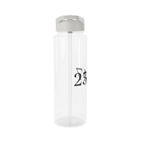 Your Fave Travel Merch | 23|47 Angel Number "Clear Intention" Shatter-Resistant BPA-Free Water Bottle + Straw (Biodegradeable)