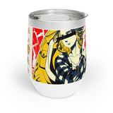 Buy Martian Merch ™ | Anime 001 Chill Wine Stainless Steel Tumbler (BPA-Free)