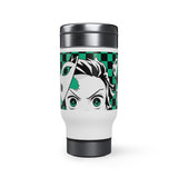 Buy Martian Merch ™ | Anime Inspired :  Tan - Ish Stainless Steel Travel Mug w/ Handle, 14oz