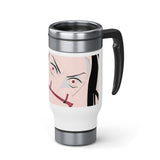 Buy Martian Merch ™ | Anime Inspired :  Nezu - ISH Stainless Steel Travel Mug w/ Handle, 14oz