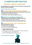 Vol 1 Supplemental Add-On Kit for 10-Step LLC Formation Checklist (Digital Aesthetic + Link Claim Guide)