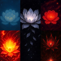 The Max Fuega™ Quantum Shelf : Cosmic Bloom Work™ Realms Digital Wallpaper Pack (15 Files: Android, iPhone, Tablet)