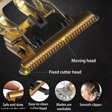 @BuyMartianTravel | Professional Cordless Hair Clipper Everyday / Travel Set for Men – Retro Metal Body, Precision Blades & LED Display