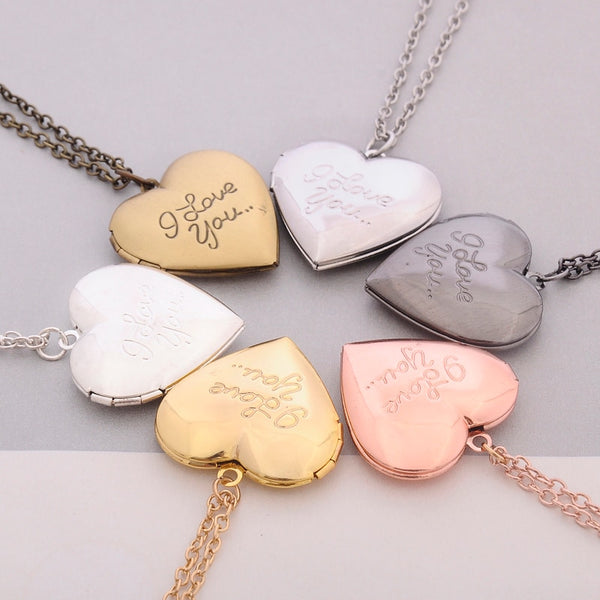 Your Fave Travel Merch | I Love You Secret Message Locket | Vintage Gifts for Her | Various Colors