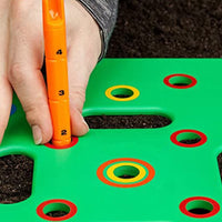 Max Garden Galax ™ | Efficient Gardening Tool | Seeding Square for Precise Seed and Plant Spacing | Planting Board Template