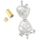 Zinc Alloy Heart Anatomical Shape Can Open The Ashes Commemorative Necklace