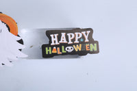 Set Of 25Pcs Halloween Party Striped Decorative Straws Disposable Drinking Straws Paper Straw Decor Happy Halloween Ghost Lantern Black Cat Halloween Party Supplies