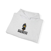 Buy Martian Merch™ Gothalina Hoodie – Embroidered Gold Martian Head | Unisex Pullover in White, Ash, Light Pink, or Light Blue