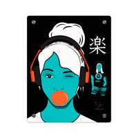 BubblePopElectric by Buy Martian Merch™ Premium Gloss Acrylic Wall Art Featuring The Saucy Martian™ – Vivid. Water-Resistant. Gallery Ready.(11x14, 14x11, 16x20, 20x16)