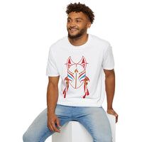 Your Fave Travel Tee | Buy Martian Merch™ AguaFuega White Kitsune Unisex Softstyle T-Shirt | (Inspired By LoveCraft Country)