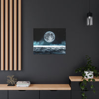 Buy Martian Merch ™ | Space City HTX MJM | Atmospheric Moon Premium Gallery Wrap (Various Sizes)