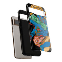 Indigenous Blue Google Pixel Tough Cases – Artistic Protective Covers | Fits Pixel 3 to Pixel 9 Pro | Licensed Design by Quuban Quinterro™