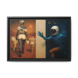 54 Mondays™ Project | Out of Orbit Out of Reach – Beverly Hills Edition | Cosmic Noir Wall Art | Limited Gold Max Fuega™ Signature | FSC-Certified Framed Matte Canvas