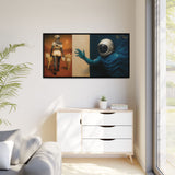 54 Mondays™ Project | Out of Orbit Out of Reach – Beverly Hills Edition | Cosmic Noir Wall Art | Limited Gold Max Fuega™ Signature | FSC-Certified Framed Matte Canvas