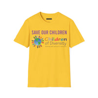 Save Our Children | Diversity Softstyle T-Shirt (Sizes S - 4XL)