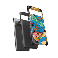 Indigenous Blue Google Pixel Tough Cases – Artistic Protective Covers | Fits Pixel 3 to Pixel 9 Pro | Licensed Design by Quuban Quinterro™
