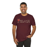 Love Me Like a Martian™ T-Shirt – Unisex Jersey Graphic Tee | Logic & Love Collection
