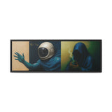 54 Mondays™ Project | Out of Sync Out of Touch – Beverly Hills Edition | Cosmic Noir Wall Art | Limited Gold Max Fuega™ Signature | FSC-Certified Framed Matte Canvas