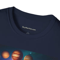 54 Mondays Project™ | @MaxGardenGalax | @BuyMartianHome Planetary Parade 01.25.25 Unisex Softstyle T-Shirt