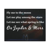 Buy Martian Merch ™ | Space City HTX MJM | Fly Me To The Moon Premium Gallery Wrap (Various Sizes)