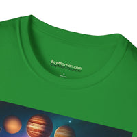 54 Mondays Project™ | @MaxGardenGalax | @BuyMartianHome Planetary Parade 01.25.25 Unisex Softstyle T-Shirt