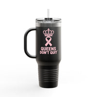 Hope Insulated Travel Mug – 40oz Stainless Steel Tumbler with Handle | Motivational Hot & Cold Cup for Cancer Survivors, Supporters, or Everyday Warriors