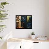 54 Mondays™ Project | Out Sight Out of Mind Out of Love – Beverly Hills Edition | Cosmic Noir Triptych | Limited Gold Max Fuega™ Signature | FSC-Certified Framed Matte Canvas