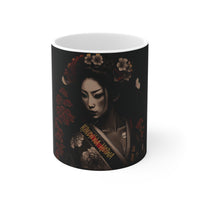 54 Mondays Project | Kiken'na Heiwa Coy Koi (Black) Ceramic Mug 11oz