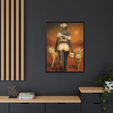 54 Mondays™ Project | Return To Nowhere – Beverly Hills Edition | Cosmic Noir Wall Art | Limited Gold Max Fuega™ Signature | FSC-Certified Framed Matte Canvas