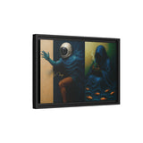 54 Mondays™ Project | Out of Sync Out of Touch – Beverly Hills Edition | Cosmic Noir Wall Art | Limited Gold Max Fuega™ Signature | FSC-Certified Framed Matte Canvas