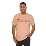 Love Me Like a Martian™ T-Shirt – Unisex Jersey Graphic Tee | Logic & Love Collection