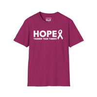 Hope & Strength Pink Ribbon T-Shirt – Breast Cancer Awareness Tee | Unisex Softstyle Shirt for Survivors, Fighters, and Supporters