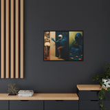 54 Mondays™ Project | Out Sight Out of Mind Out of Love – Beverly Hills Edition | Cosmic Noir Triptych | Limited Gold Max Fuega™ Signature | FSC-Certified Framed Matte Canvas