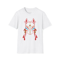 Your Fave Travel Tee | Buy Martian Merch™ AguaFuega White Kitsune Unisex Softstyle T-Shirt | (Inspired By LoveCraft Country)