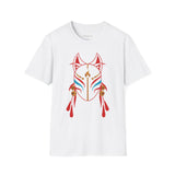 Your Fave Travel Tee | Buy Martian Merch™ AguaFuega White Kitsune Unisex Softstyle T-Shirt | (Inspired By LoveCraft Country)