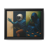 54 Mondays™ Project | Out of Sync Out of Touch – Beverly Hills Edition | Cosmic Noir Wall Art | Limited Gold Max Fuega™ Signature | FSC-Certified Framed Matte Canvas