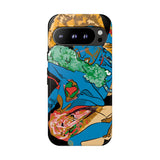 Indigenous Blue Google Pixel Tough Cases – Artistic Protective Covers | Fits Pixel 3 to Pixel 9 Pro | Licensed Design by Quuban Quinterro™