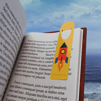 Your Fave Travel Merch | Planetary Perk Rocket Bookworm Bookmark