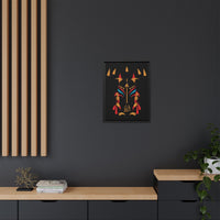 Rein in Ray-Bans: The Kitsune Ascends – Framed 18x24 Canvas | (Final Form Collector Drop) | Celestial Kitsune Wall Art | (FSC-Certified Wood) | International Shipping Available