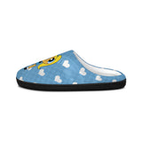 Your Fave Travel Merch | Bubbles Anime Heart Women's Indoor Slippers (Carolina Blue Version)
