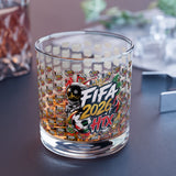 FIFA 2026 HTX Rocks Glass 10oz — Soccer World Cup Fan Whiskey Tumbler