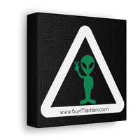 Buy Martian Merch ™ | Space City HTX MJM | Deuces Martian 6x6 Premium Gallery Wrap (White & Green Version)