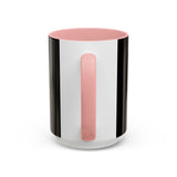 Hopeful Pink Ribbon Coffee Mug - Inspiration Gift for Cancer Survivors, Encouragement Cup, Supportive Breast Cancer Awareness