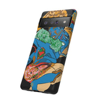 Indigenous Blue Google Pixel Tough Cases – Artistic Protective Covers | Fits Pixel 3 to Pixel 9 Pro | Licensed Design by Quuban Quinterro™