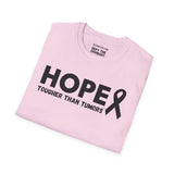 Hope & Strength Pink Ribbon T-Shirt – Breast Cancer Awareness Tee | Unisex Softstyle Shirt for Survivors, Fighters, and Supporters