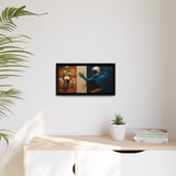 54 Mondays™ Project | Out of Orbit Out of Reach – Beverly Hills Edition | Cosmic Noir Wall Art | Limited Gold Max Fuega™ Signature | FSC-Certified Framed Matte Canvas