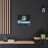 Buy Martian Merch ™ | Space City HTX MJM | Atmospheric Moon Premium Gallery Wrap (Various Sizes)