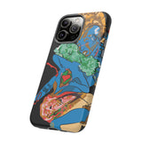 Indigenous Blue iPhone Tough Cases – Artistic Protective Covers | Fits iPhone 8 to iPhone 16 Pro Max | Licensed Design by Quuban Quinterro™