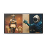 54 Mondays™ Project | Out of Orbit Out of Reach – Beverly Hills Edition | Cosmic Noir Wall Art | Limited Gold Max Fuega™ Signature | FSC-Certified Framed Matte Canvas