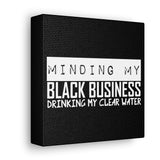 Buy Martian Merch ™ |  Fit Goddess Tribe ™ | Minding My Black Business... Premium Squared Gallery Wrap